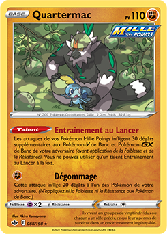 Carte Pokémon Quartermac 88/198 de la série Règne de Glace en vente au meilleur prix