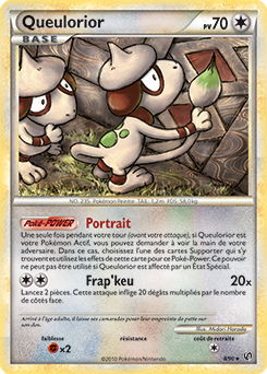 Carte Pokémon Holographique Rare Queulorior 8/90 de la série Indomptable