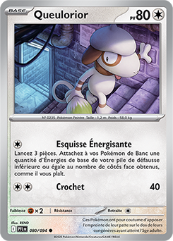 Carte Pokémon Communes Queulorior 80/94 de la série Flammes Fantasmagoriques