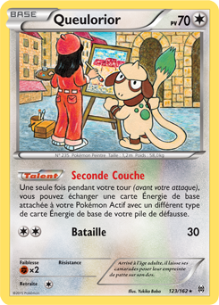 Carte Pokémon Rare Queulorior 123/162 de la série Impulsion Turbo