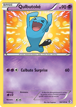 Carte Pokémon Qulbutoké 58/149 de la série Frantières Franchies en vente au meilleur prix