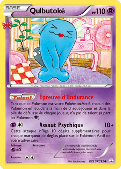 Carte Pokémon Commune Qulbutoké RC11/RC32 de la série Générations