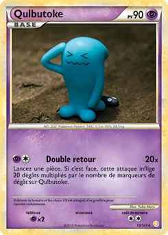Carte Pokémon Holographique Rare Qulbutoke 13/123 de la série HeartGold SoulSilver