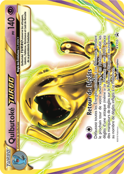 Carte Pokémon Promo Qulbutoké TURBO XY155 de la série Promos XY