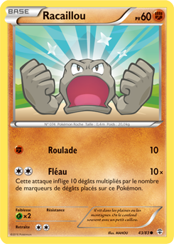 Carte Pokémon Racaillou 43/83 de la série Générations en vente au meilleur prix