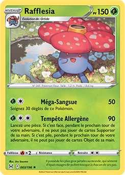 Carte Pokémon Rafflesia 003/196 de la série Origine Perdue en vente au meilleur prix