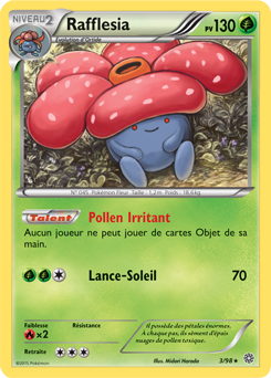 Carte Pokémon Rafflesia 3/98 de la série Origines Antiques en vente au meilleur prix