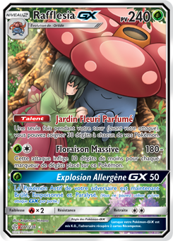 Carte Pokémon Rafflesia GX 211/236 de la série Éclipse Cosmique en vente au meilleur prix