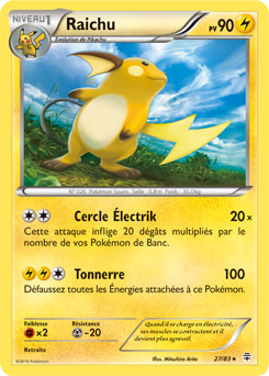 Carte Pokémon Raichu 27/83 de la série Générations en vente au meilleur prix