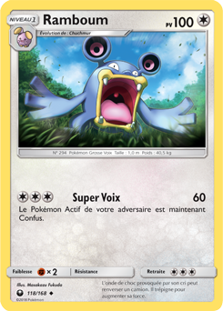 Carte Pokémon Ramboum 118/168 de la série Tempête Céleste en vente au meilleur prix