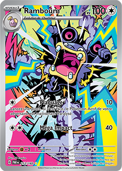 Carte Pokémon Ramboum 212/182 de la série Faille Paradoxe en vente au meilleur prix