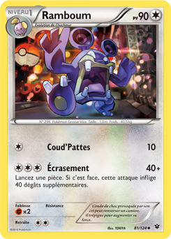 Carte Pokémon Ramboum 81/124 de la série Impact des Destins en vente au meilleur prix