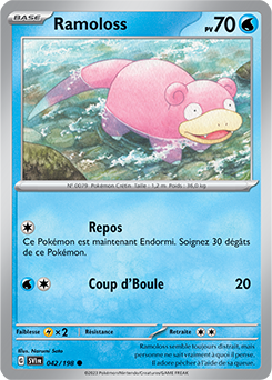 Carte Pokémon Ramoloss 042/198 de la série Écarlate et Violet en vente au meilleur prix
