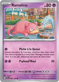 Carte Pokémon Ramoloss 085/193 de la série Évolutions à Paldea en vente au meilleur prix