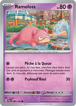 Carte Pokémon Communes Ramoloss 085/193 de la série Évolutions à Paldea