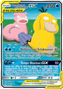 Carte Pokémon Ramoloss Psykokwak GX 218/236 de la série Harmonie des Esprits en vente au meilleur prix