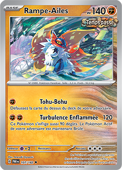 Carte Pokémon Peu commune Rampe-Ailes 107/182 de la série Faille Paradoxe