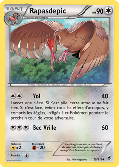 Carte Pokémon Rapasdepic 79/119 de la série Vigueur Spectrale en vente au meilleur prix