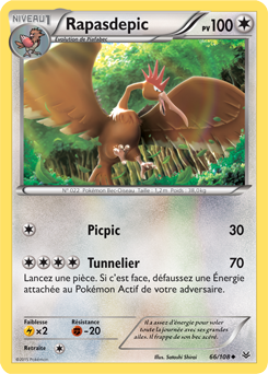 Carte Pokémon Rapasdepic 66/108 de la série Ciel Rugissant en vente au meilleur prix