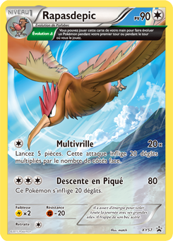 Carte Pokémon Rapasdepic XY57 de la série Promos XY en vente au meilleur prix