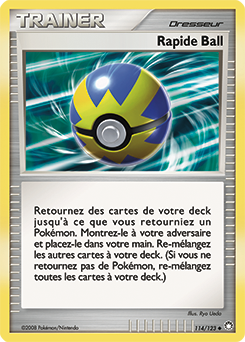 Carte Pokémon Rapide Ball 114/123 de la série Trésors Mystérieux en vente au meilleur prix