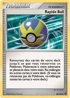 Carte Pokémon Rapide Ball 86/100 de la série Aube Majestueuse en vente au meilleur prix