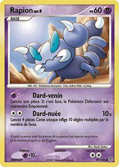 Carte Pokémon Rapion 99/130 de la série Diamant & Perle en vente au meilleur prix