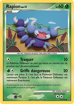 Carte Pokémon Rapion 73/100 de la série Tempête en vente au meilleur prix