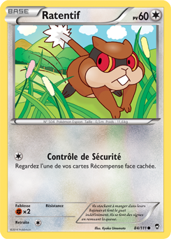 Carte Pokémon Ratentif 84/111 de la série Poings Furieux en vente au meilleur prix