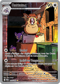 Carte Pokémon Rattatac 99/88 de la série Équilibre Parfait en vente au meilleur prix