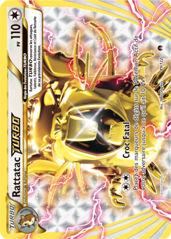 Carte Pokémon Turbo Rattatac TURBO 89/122 de la série Rupture Turbo