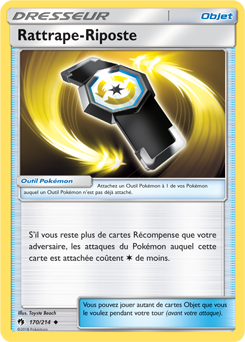 Carte Pokémon Rattrape-Riposte 170/214 de la série Tonnerre Perdu en vente au meilleur prix