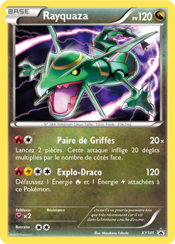 Carte Pokémon Rayquaza XY141 de la série Promos XY en vente au meilleur prix