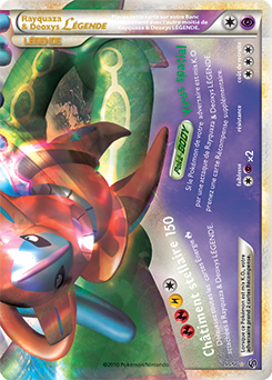 Carte Pokémon Pokémon Légende Rayquaza & Deoxys LÉGENDE 90/90 de la série Indomptable