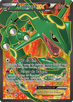 Carte Pokémon Rayquaza EX 123/124 de la série Dragons Éxaltés en vente au meilleur prix