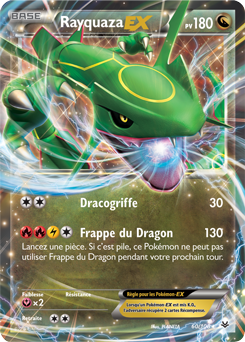 Carte Pokémon Rayquaza EX 60/108 de la série Ciel Rugissant en vente au meilleur prix