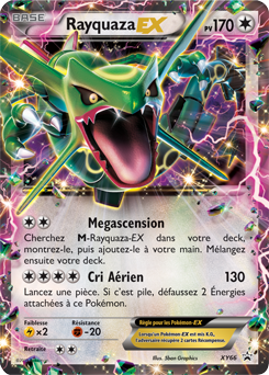 Carte Pokémon Promo Rayquaza EX XY66 de la série Promos XY