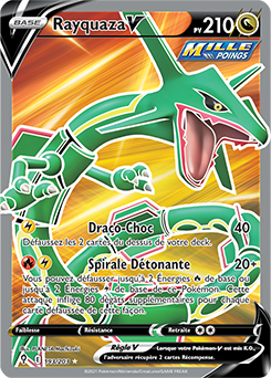 Carte Pokémon Rayquaza V 193/203 de la série Évolution Céleste en vente au meilleur prix