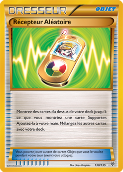 Carte Pokémon Récepteur Aléatoire 138/135 de la série Tempête Plasma en vente au meilleur prix