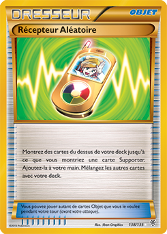 Carte Pokémon Secrète Récepteur Aléatoire 138/135 de la série Tempête Plasma
