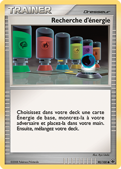 Carte Pokémon Recherche d'énergie 90/100 de la série Aube Majestueuse en vente au meilleur prix