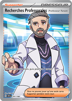 Carte Pokémon Recherches Professorales 241/198 de la série Écarlate et Violet en vente au meilleur prix