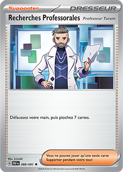 Carte Pokémon Recherches Professorales 88/91 de la série Destinées de Paldea en vente au meilleur prix