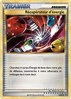 Carte Pokémon Peu commune Récupérateur d'énergie 74/95 de la série Déchaînement