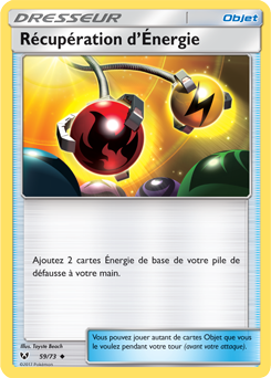 Carte Pokémon Récupération d'Énergie 59/73 de la série Légendes Brillantes en vente au meilleur prix