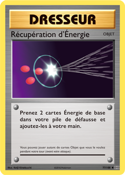 Carte Pokémon Récupération d'Énergie 77/108 de la série Évolutions en vente au meilleur prix