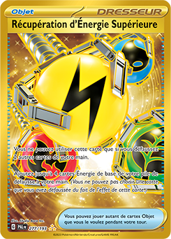 Carte Pokémon Récupération d'Énergie Supérieure 277/193 de la série Évolutions à Paldea en vente au meilleur prix