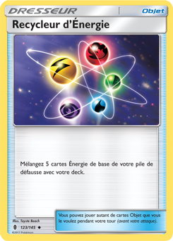 Carte Pokémon Recycleur d'Énergie 123/145 de la série Gardiens Ascendants en vente au meilleur prix