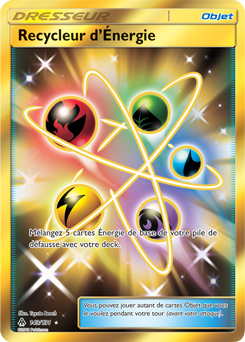 Carte Pokémon Recycleur d'Énergie 143/131 de la série Lumière Interdite en vente au meilleur prix