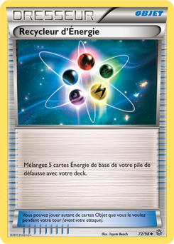 Carte Pokémon Recycleur d'Énergie 72/98 de la série Origines Antiques en vente au meilleur prix